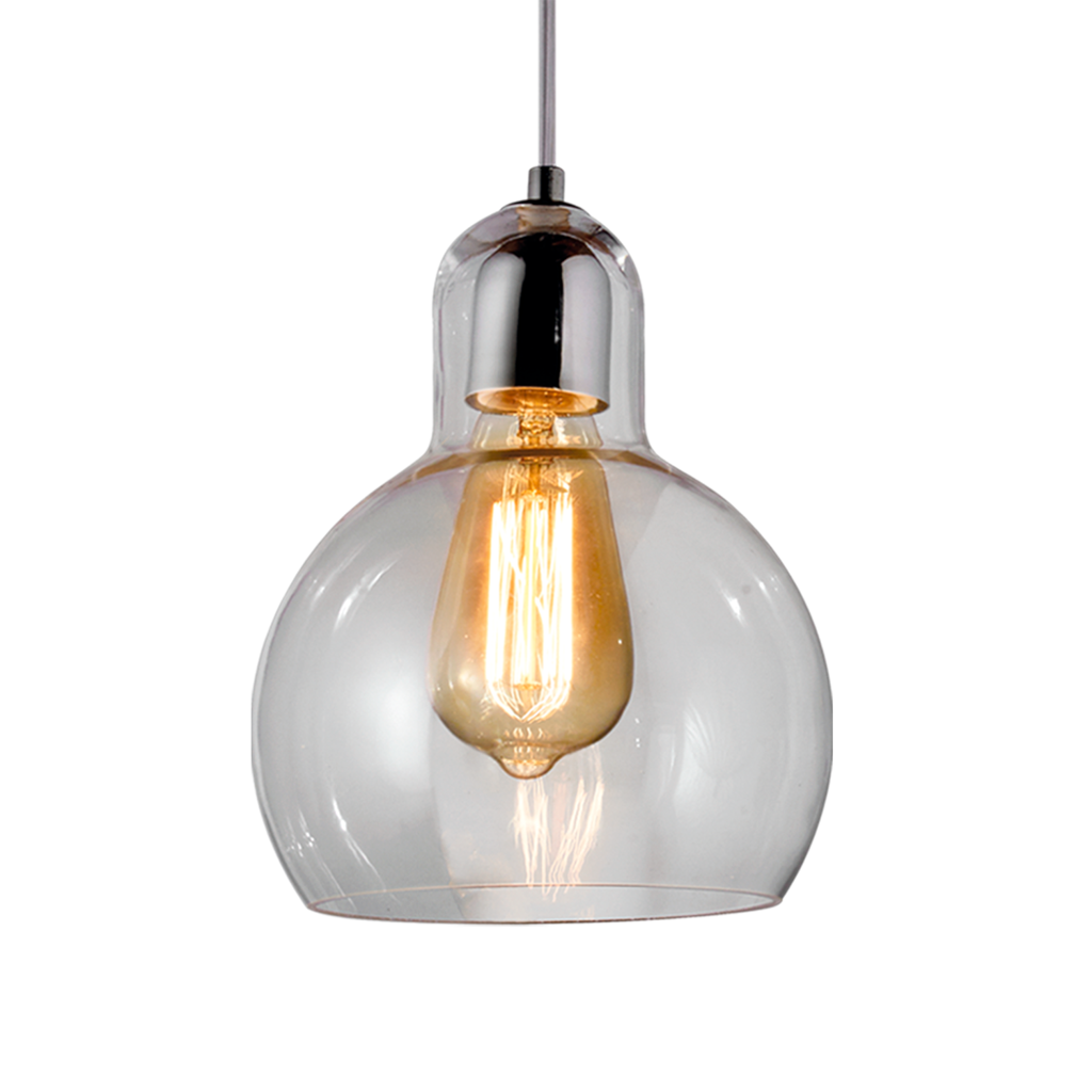COLGANTE BUDA 3 LUCES TRANSPARENTE