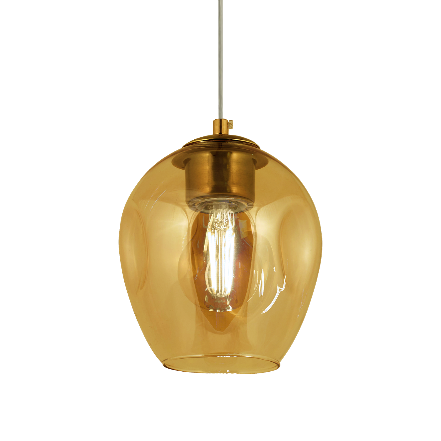 COLGANTE PARANA AMBAR 1 LUZ