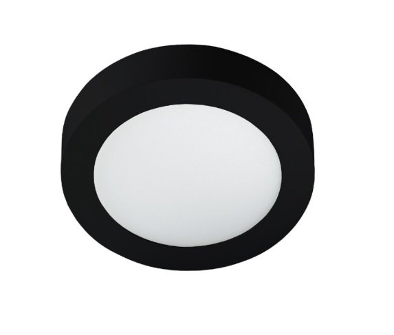 PLAFON AKAI NEGRO REDONDO EXTERIOR 18W 3000K