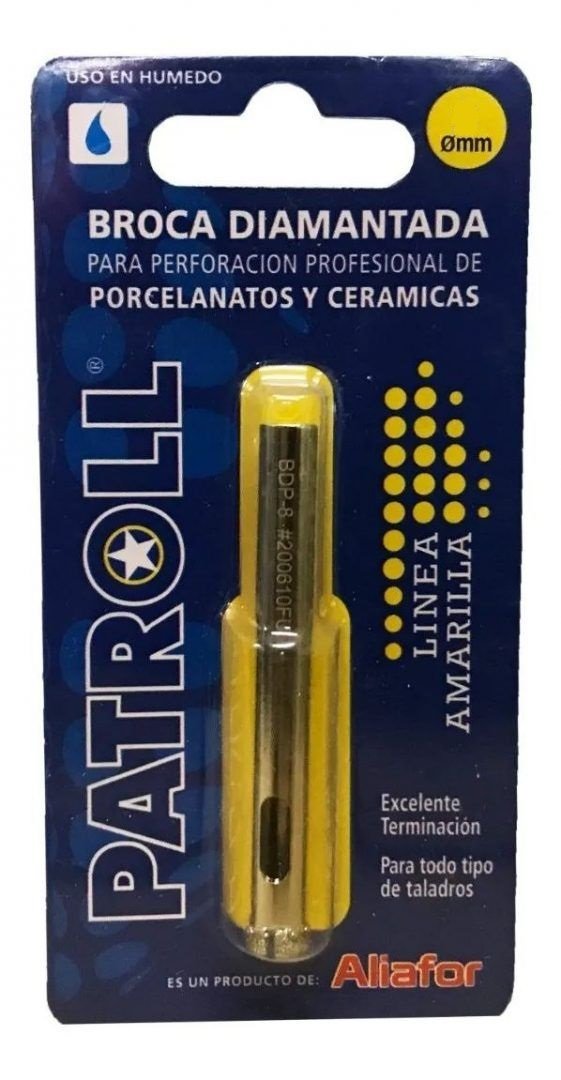 BROCA DIAMANTADA PATROLL 8 MM BDP-8