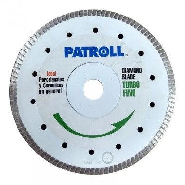 DISCO PATROLL 115MM 4.5  TURBO FINO PORCELANATO PTF-4.5