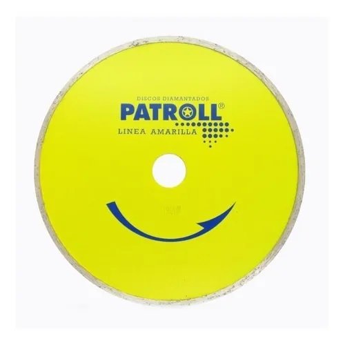 DISCO PATROLL AMARILLO 115MM CONTINUO PYC-4.3