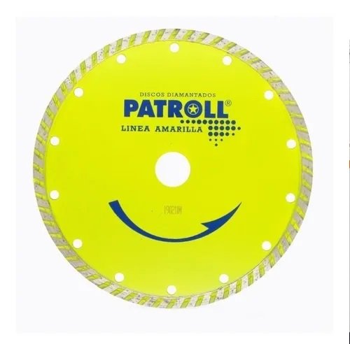 DISCO PATROLL AMARILLO 115MM TURBO