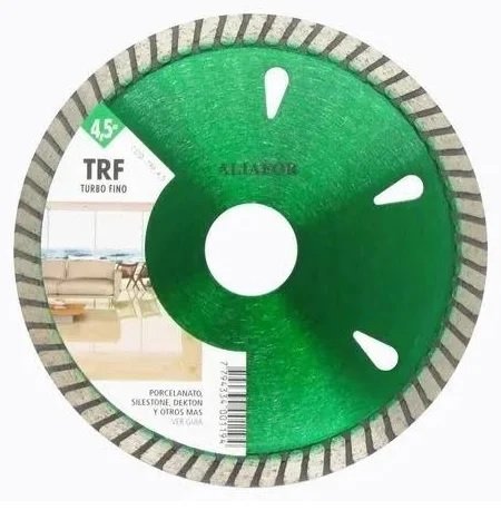 DISCO PARA PORCELANATO ALIAFOR VERDE 115MM TRF-4.5