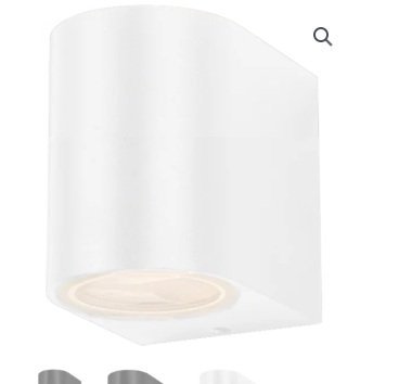 APLIQUE UNIDIRECCIONAL PLUTON BAEL BLANCO GU10