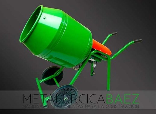 HORMIGONERA BAEZ REFORZADA MOTOR 1 HP