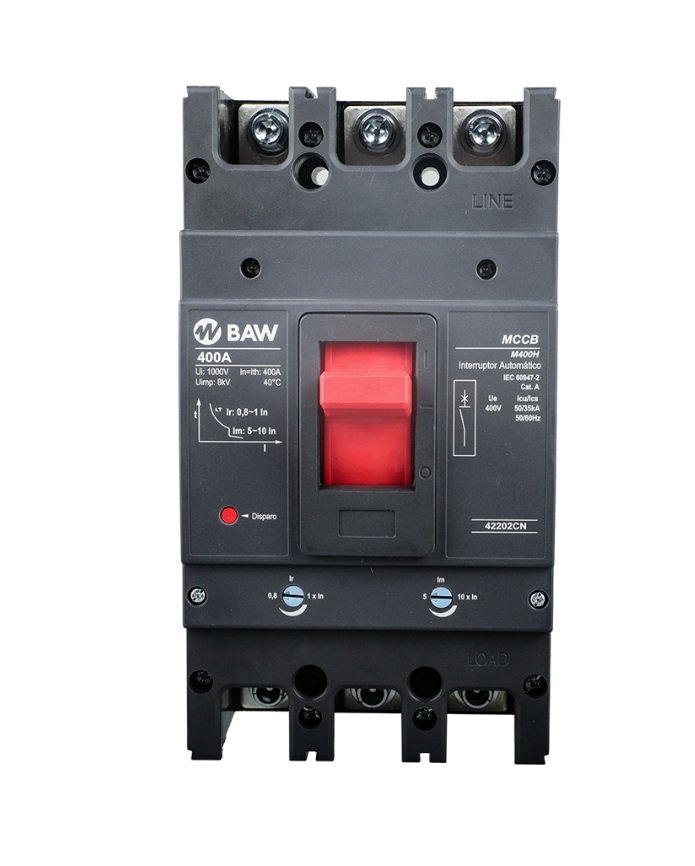 MONOPALANCA REGULABLE 320-400A 3 POLOS BAW