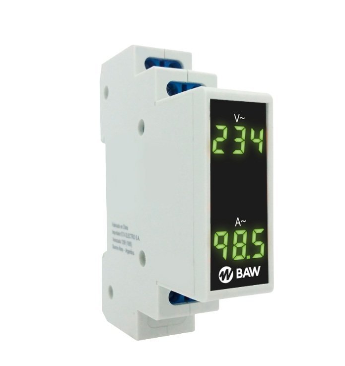 VOLTIMETRO AMPERIMETRO FRECUENCIMETRO BAW 1 DIN VAHMD100CA3