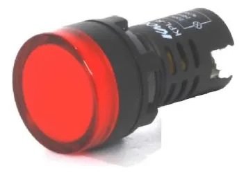 SEAL LUMINOSA LED BAW P/PANEL 22/29MM ROJO