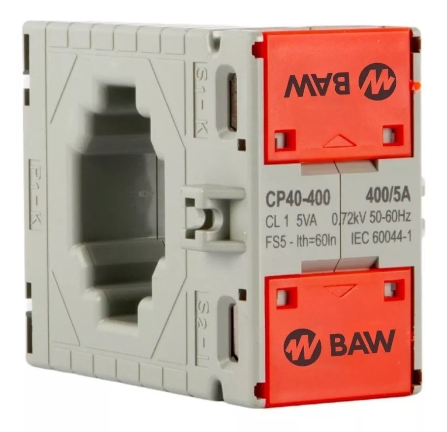 TRANSFORMADOR DE CORRIENTE BAW 500/5A CP40-500