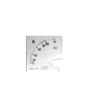 ESCALA P/AMPERIMETRO BAW CP-96A 50A CT-96/50A