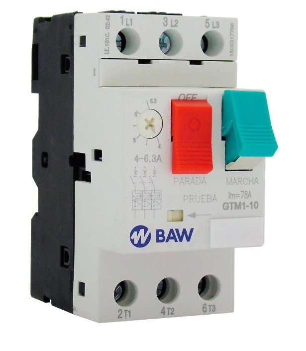 GUARDAMOTOR BAW 6 A 10