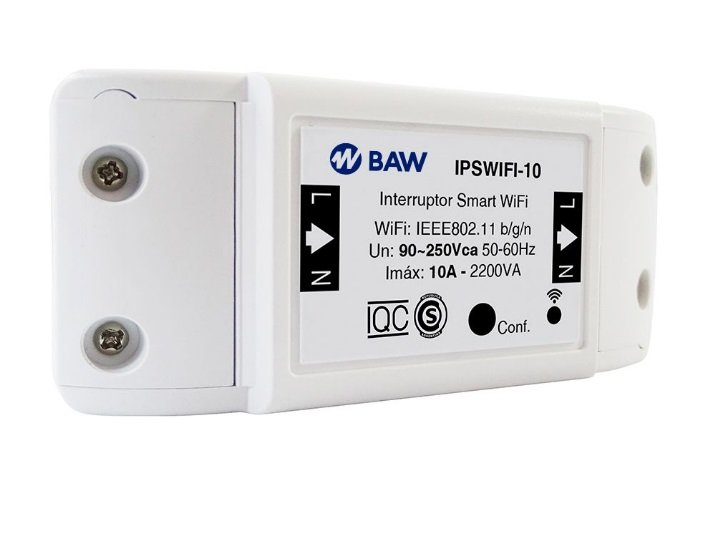 INTERRUPTOR WIFI SMART BAW 10A IPSWIFI-10