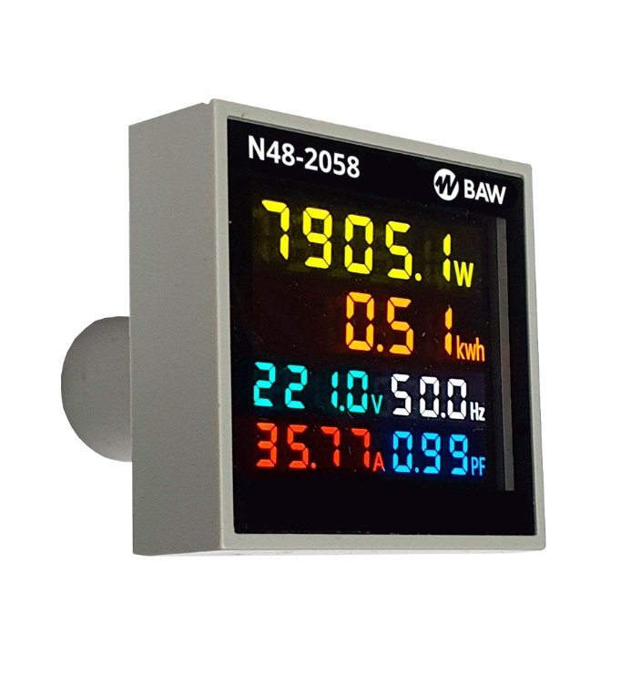 MULTIMEDIDOR MONOFASICO C/REGISTRO DE ENERGIA ACTIVA BAW