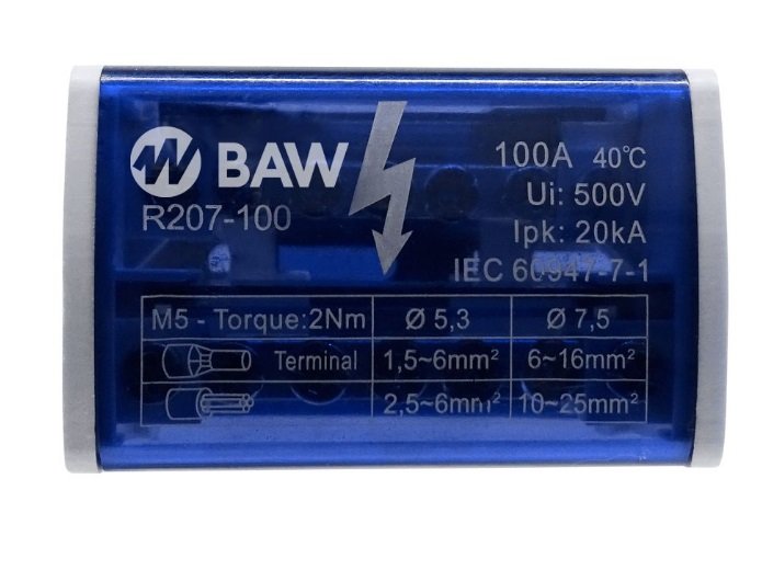PEINE DIN 2P 100A 7/TOMAS BAW R207100