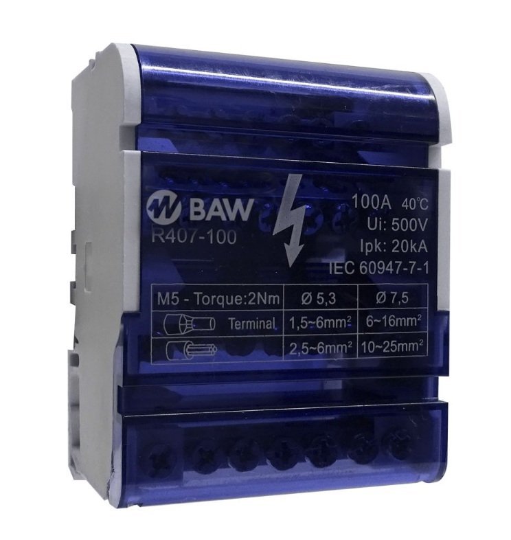 PEINE DIN 4P 100A 7 TOMAS BAW R407-100