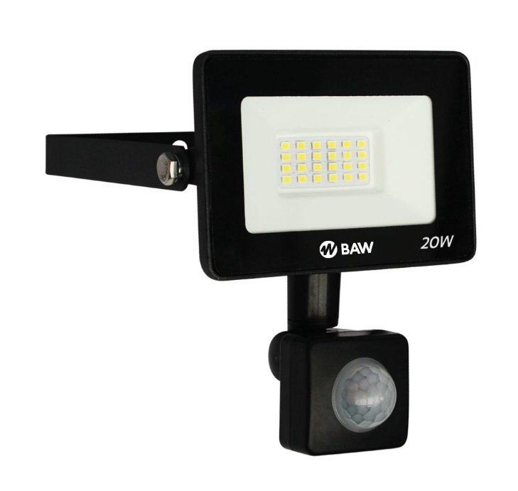PROYECTOR LED BAW C/SENSOR 20W IP44 6500K