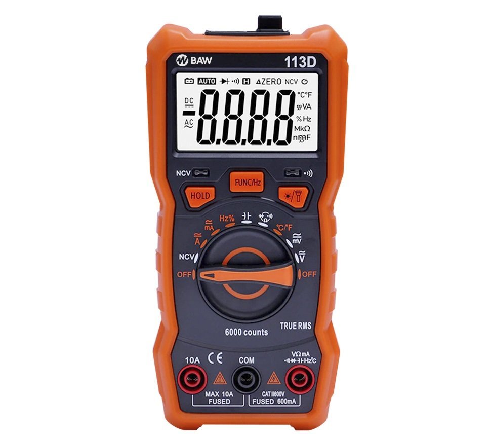 MULTIMETRO BAW DIGITAL PROFESIONAL RM113D