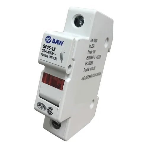 SECCIONADOR PORTAFUSIBLE 1P DIN BAW 25A C/LED SF25-1X