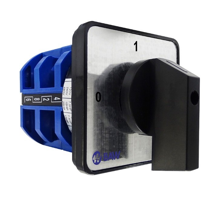 INTERRUPTOR ROTATIVO 4POSICIONES BAW SR25/007