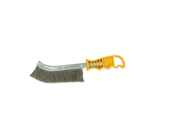 CEPILLO MANGO PLASTICO WEMBLEY AMARILLO AC.INOX 5317