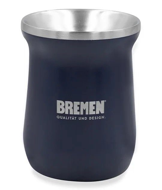 MATE BREMEN ACERO INOXIDABLE AZUL 300ML 7743