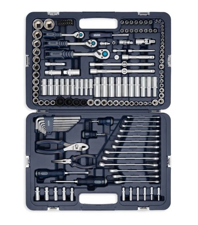 JUEGO BOCALLAVES COMBINADAS 1/2 160 PZAS MECHANIKER-BREMEN