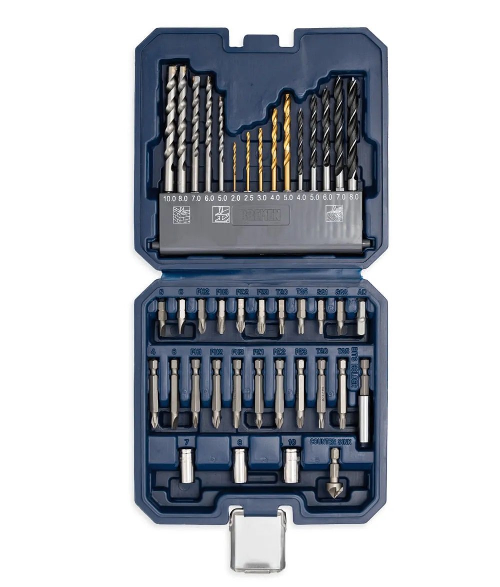 JUEGO DE MECHAS Y PUNTAS 41PZS BREMEN 8028