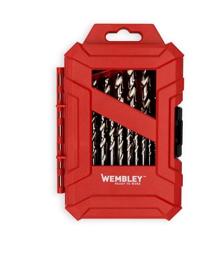 JUEGO DE MECHAS ACERO RAPIDO 19PZAS WEMBLEY 1MM-10MM 8182