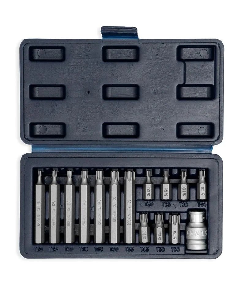 JUEGO PUNTAS TORX 15 PZS 8307 BREMEN (ACERO S2)