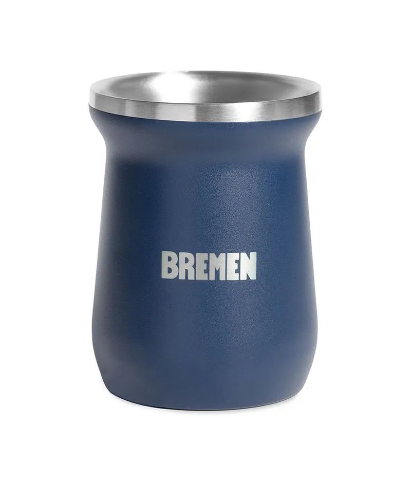 MATE BREMEN ACERO INOXIDABLE 180ml AZUL 8625