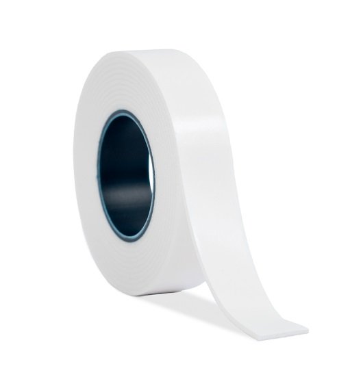 CINTA DOBLE FAZ ESPUMADA 1.4X18X2MTS BLANCA BREMEN