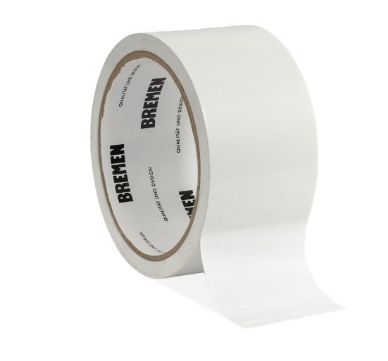 CINTA ADHESIVA MULTIPROPOSITO 48MMX9.14MTS BREMEN BLANCA