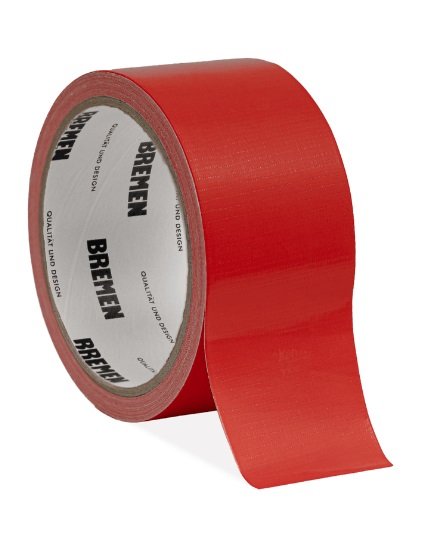 CINTA ADHESIVA MULTIPROPOSITO 48MMX9.14MTS BREMEN ROJO