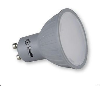 Lampara LED GU10 7W - 220V 6500K SILVER CANDIL