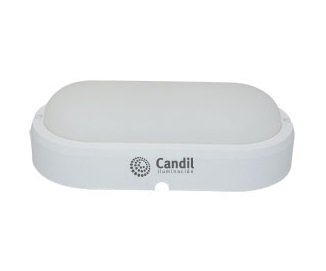 Tortuga LED Integrado CANDIL Oval Color Blanco 18W 4000K