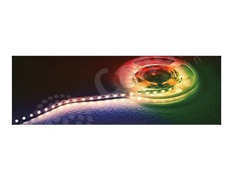 TIRA LED 9,5W 12V 60X2835 p/metro. Largo 5M. IP66. RGB