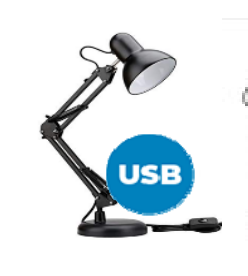 LAMPARA TABLERO DIBUJO C/BASE Y USB 1100