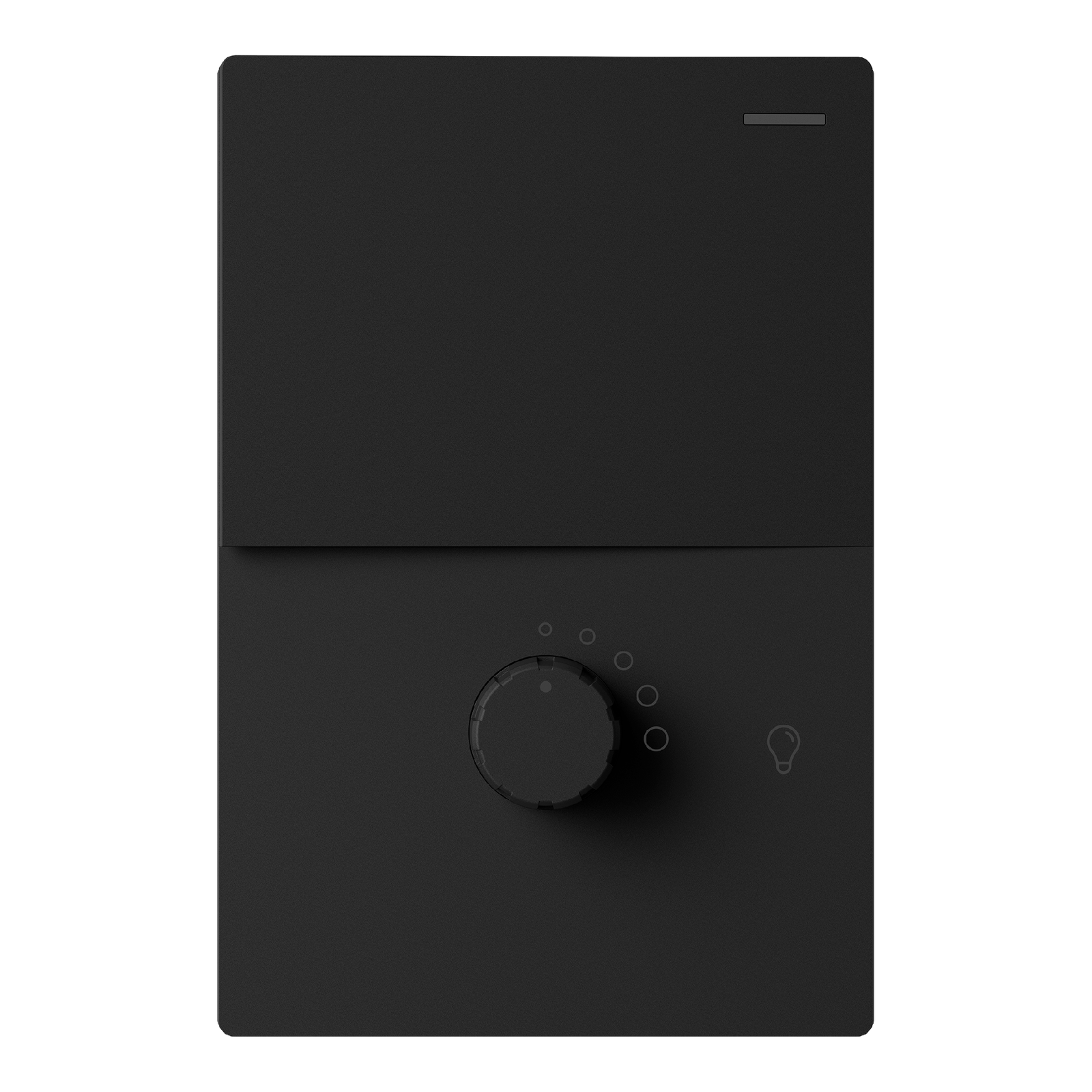 TECLA Y DIMMER LED MONACO NEGRO MACROLED 1 CANAL AC