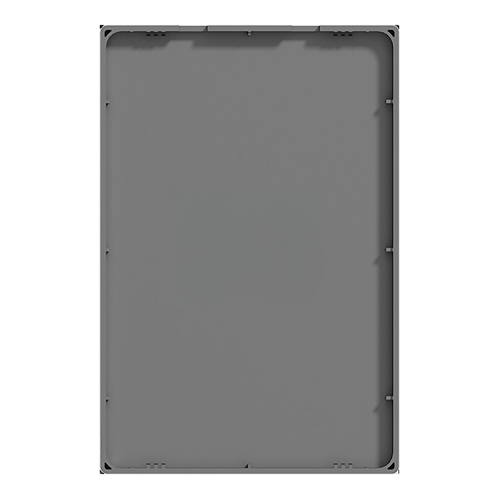 TAPA CIEGA RECTANGULAR MONACO GRIS MACROLED