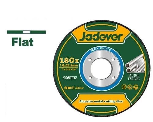 DISCO PLANO DE CORTE 180mmX1.6mm JADEVER