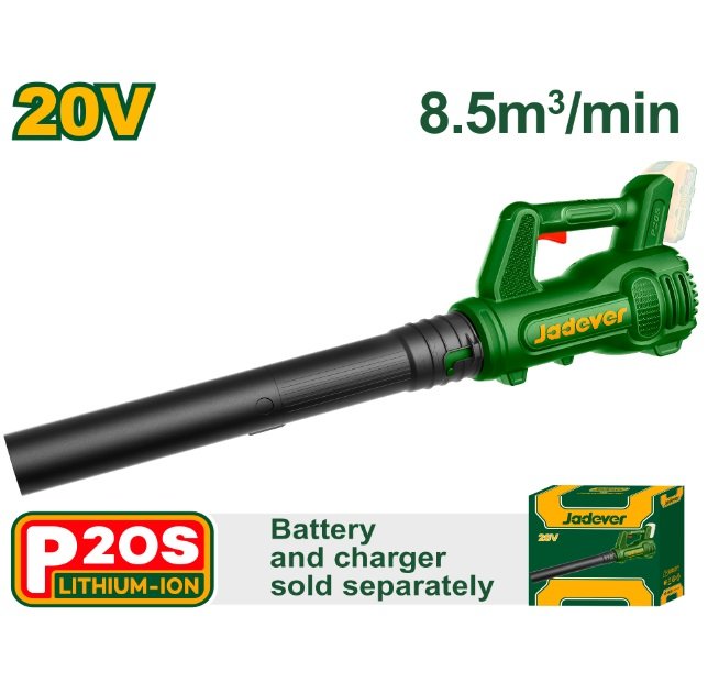SOPLADOR INALAMBRICO 15000rpm 20V JADEVER SIN BATERIA