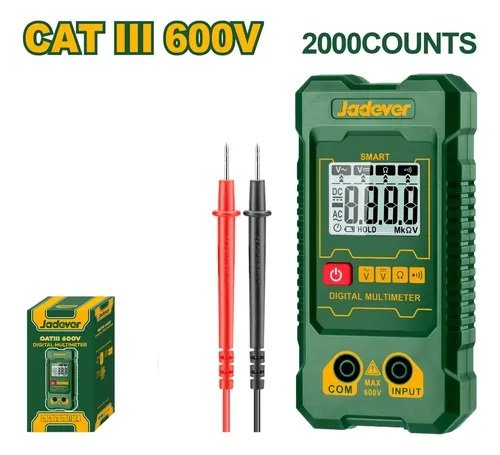 MULTIMETRO DIGITAL INTELIGENTE JADEVER - TRUE RMS