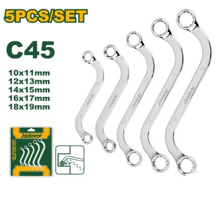 SET 5 LLAVES ESTRELLA TIPO S JADEVER