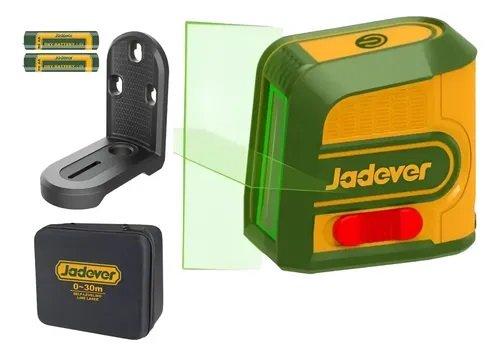 NIVEL LASER VERDE JADEVER 2 LINEAS HV 30M