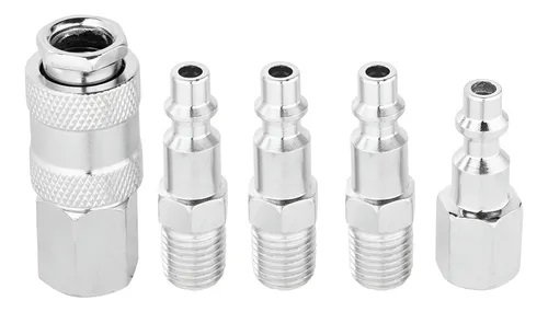 KIT DE ACOPLES RAPIDOS DE AIRE 5 PIEZAS X 1/4 JADEVER