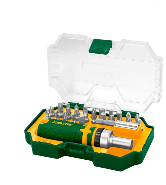 KIT DE PUNTAS DE DESTORNILLADOR 28PZAS JADEVER