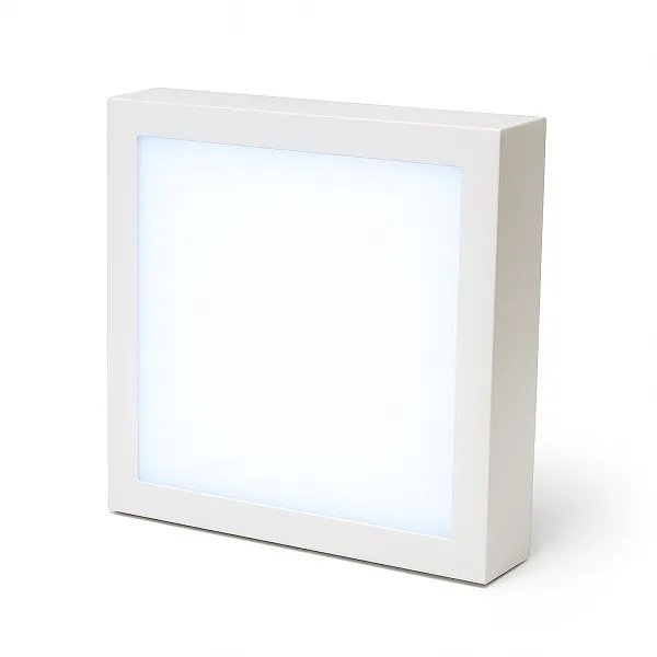 PLAFON BLANCO CUADRADO EXTERIOR 6W MACROLED 6000K