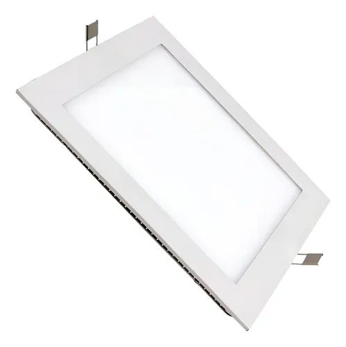 PLAFON BLANCO EMBUTIR CUADRADO MACROLED 6W 6000K