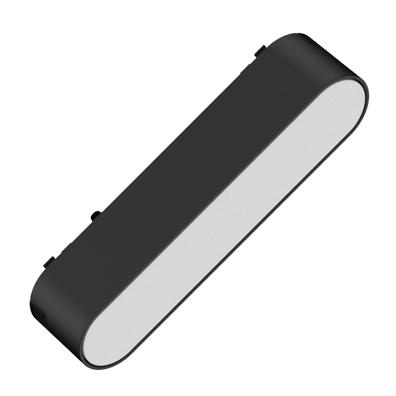 CABEZAL DIFUSO NEGRO P/RIEL MAGNETICO SKYLINE 114MM 6W 2700K